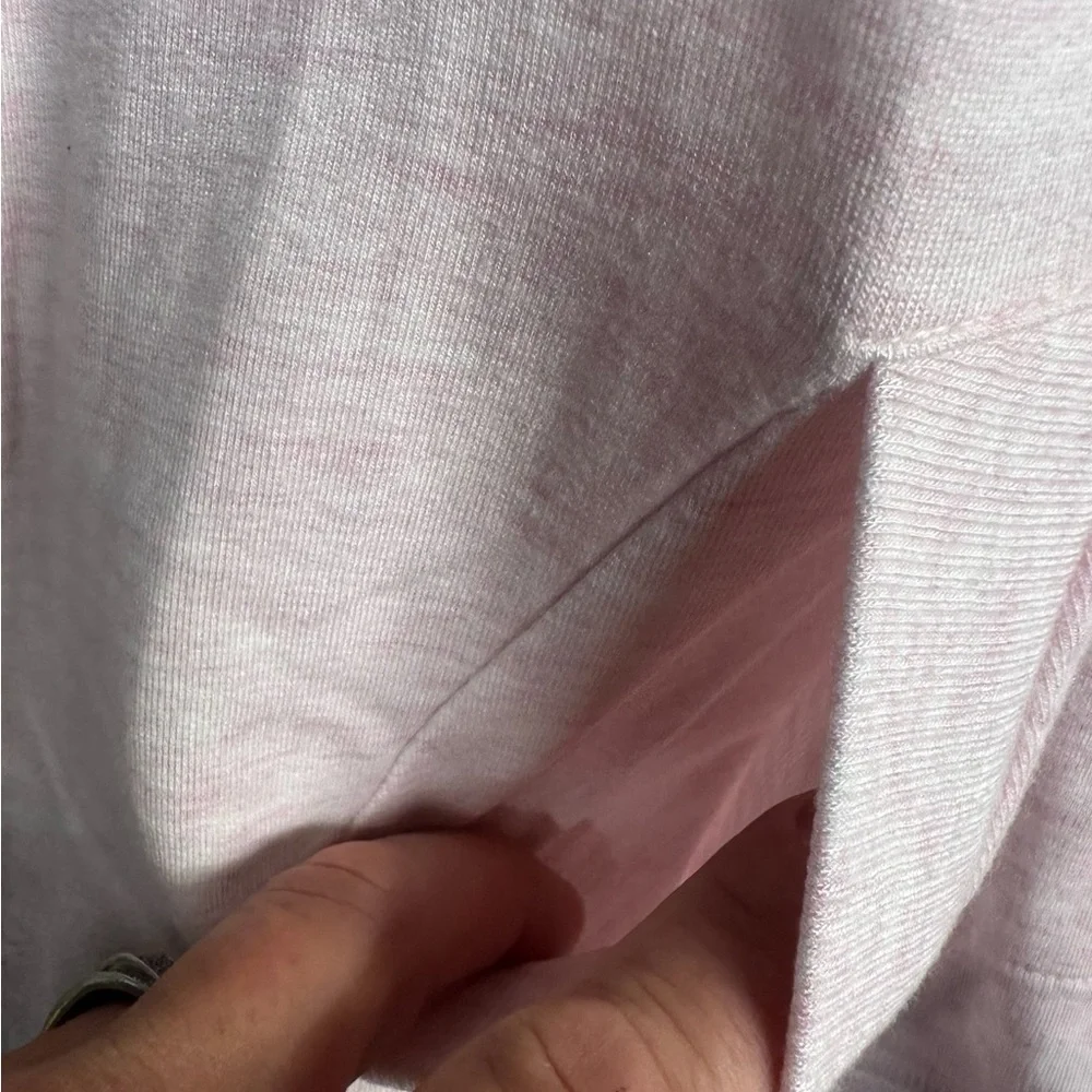 Lilly Pulitzer Luxletic Pink Relaxed Tie Front Hoodie - Picture 3 of 8
